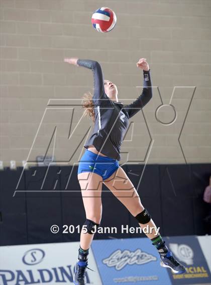 Thumbnail 2 in Upland Christian Academy vs. Branson (CIF State D5 Final) photogallery.