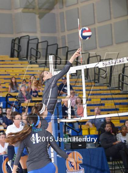 Thumbnail 2 in Upland Christian Academy vs. Branson (CIF State D5 Final) photogallery.