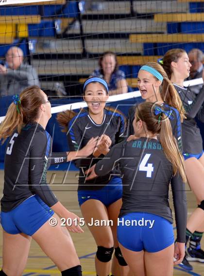 Thumbnail 2 in Upland Christian Academy vs. Branson (CIF State D5 Final) photogallery.