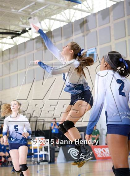 Thumbnail 2 in Upland Christian Academy vs. Branson (CIF State D5 Final) photogallery.