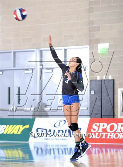 Thumbnail 3 in Upland Christian Academy vs. Branson (CIF State D5 Final) photogallery.
