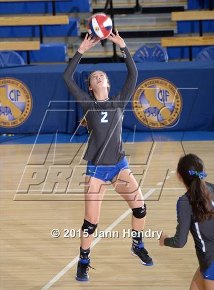 Thumbnail 2 in Upland Christian Academy vs. Branson (CIF State D5 Final) photogallery.