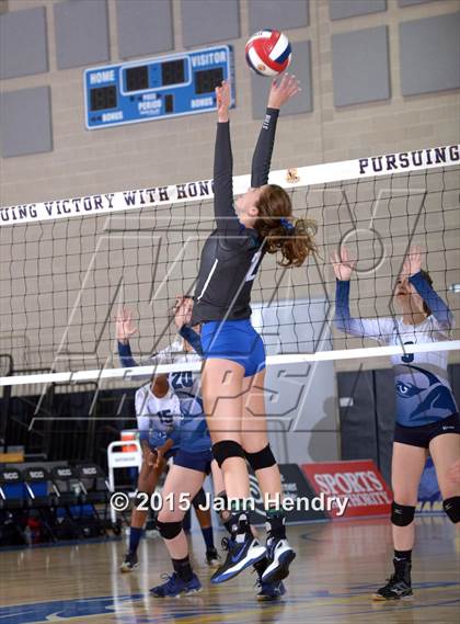 Thumbnail 3 in Upland Christian Academy vs. Branson (CIF State D5 Final) photogallery.