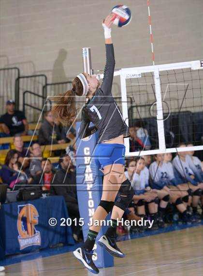 Thumbnail 2 in Upland Christian Academy vs. Branson (CIF State D5 Final) photogallery.