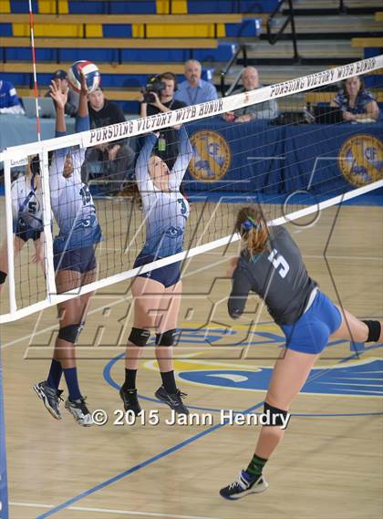 Thumbnail 3 in Upland Christian Academy vs. Branson (CIF State D5 Final) photogallery.