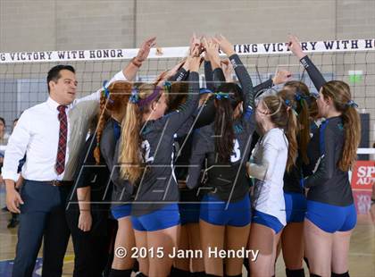 Thumbnail 1 in Upland Christian Academy vs. Branson (CIF State D5 Final) photogallery.