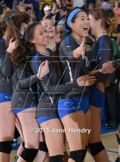 Thumbnail 2 in Upland Christian Academy vs. Branson (CIF State D5 Final) photogallery.