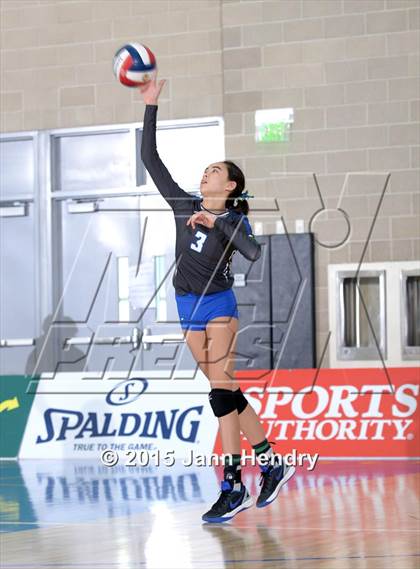 Thumbnail 1 in Upland Christian Academy vs. Branson (CIF State D5 Final) photogallery.