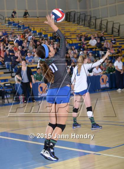 Thumbnail 2 in Upland Christian Academy vs. Branson (CIF State D5 Final) photogallery.