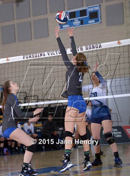 Thumbnail 2 in Upland Christian Academy vs. Branson (CIF State D5 Final) photogallery.