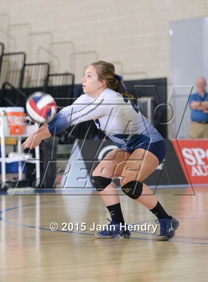 Thumbnail 2 in Upland Christian Academy vs. Branson (CIF State D5 Final) photogallery.