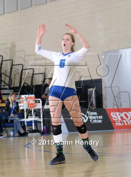 Thumbnail 2 in Upland Christian Academy vs. Branson (CIF State D5 Final) photogallery.