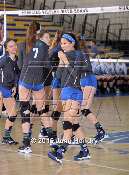 Thumbnail 2 in Upland Christian Academy vs. Branson (CIF State D5 Final) photogallery.