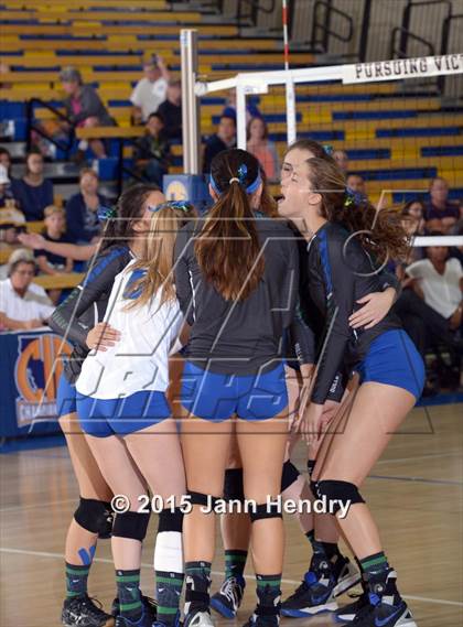 Thumbnail 2 in Upland Christian Academy vs. Branson (CIF State D5 Final) photogallery.