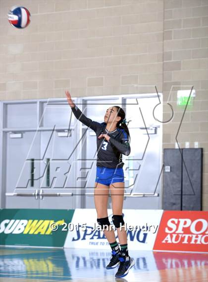 Thumbnail 2 in Upland Christian Academy vs. Branson (CIF State D5 Final) photogallery.