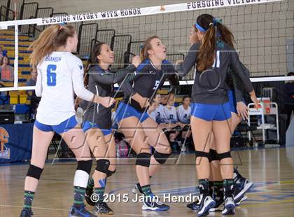Thumbnail 1 in Upland Christian Academy vs. Branson (CIF State D5 Final) photogallery.