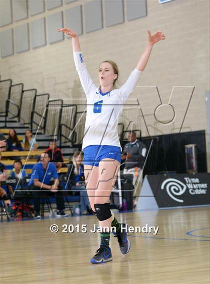 Thumbnail 3 in Upland Christian Academy vs. Branson (CIF State D5 Final) photogallery.