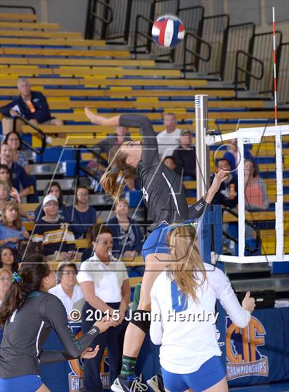 Thumbnail 3 in Upland Christian Academy vs. Branson (CIF State D5 Final) photogallery.