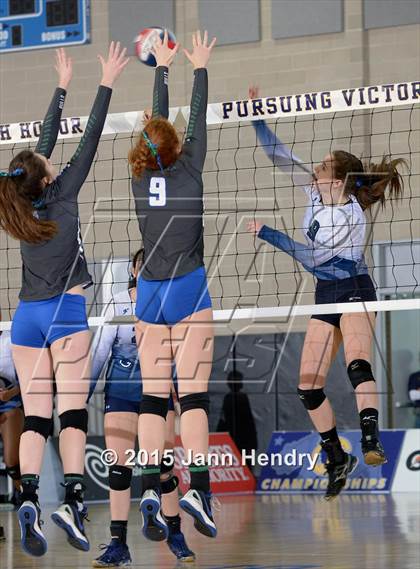 Thumbnail 3 in Upland Christian Academy vs. Branson (CIF State D5 Final) photogallery.