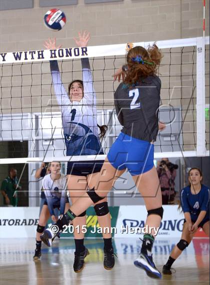Thumbnail 3 in Upland Christian Academy vs. Branson (CIF State D5 Final) photogallery.