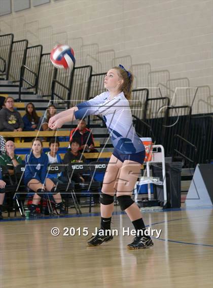 Thumbnail 3 in Upland Christian Academy vs. Branson (CIF State D5 Final) photogallery.