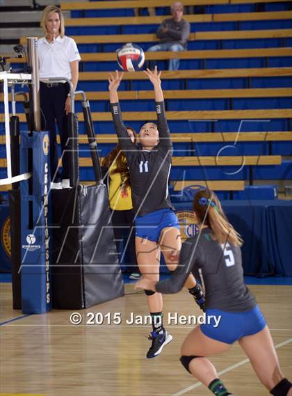 Thumbnail 3 in Upland Christian Academy vs. Branson (CIF State D5 Final) photogallery.