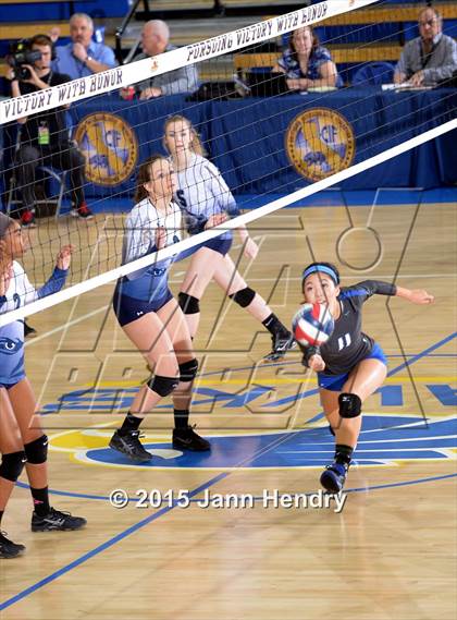 Thumbnail 3 in Upland Christian Academy vs. Branson (CIF State D5 Final) photogallery.