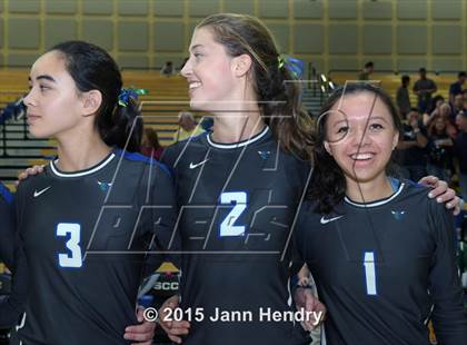 Thumbnail 2 in Upland Christian Academy vs. Branson (CIF State D5 Final) photogallery.