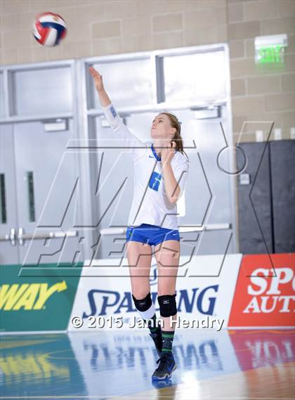 Thumbnail 2 in Upland Christian Academy vs. Branson (CIF State D5 Final) photogallery.