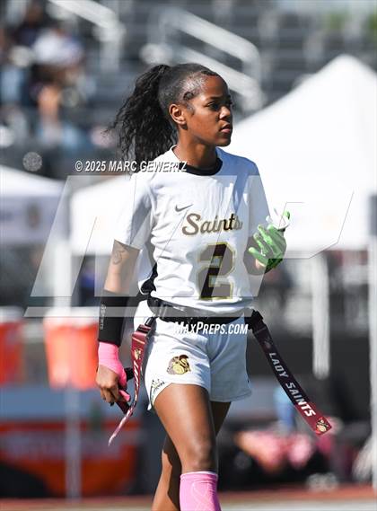 Thumbnail 1 in Adelanto @ Bishop Alemany (CIF SS Division 6 Championship) photogallery.