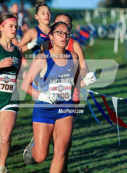Thumbnail 2 in UIL 3A Girls Cross Country State Final photogallery.