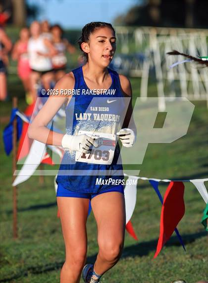 Thumbnail 2 in UIL 3A Girls Cross Country State Final photogallery.