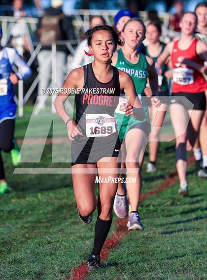 Thumbnail 1 in UIL 3A Girls Cross Country State Final photogallery.