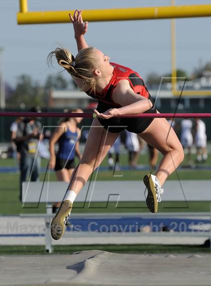 Thumbnail 3 in CIF SS Masters Track and Field (Girls High Jump) photogallery.