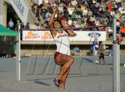 Thumbnail 2 in CIF SS Masters Track and Field (Girls High Jump) photogallery.