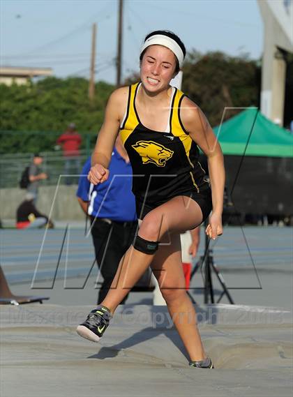 Thumbnail 3 in CIF SS Masters Track and Field (Girls High Jump) photogallery.