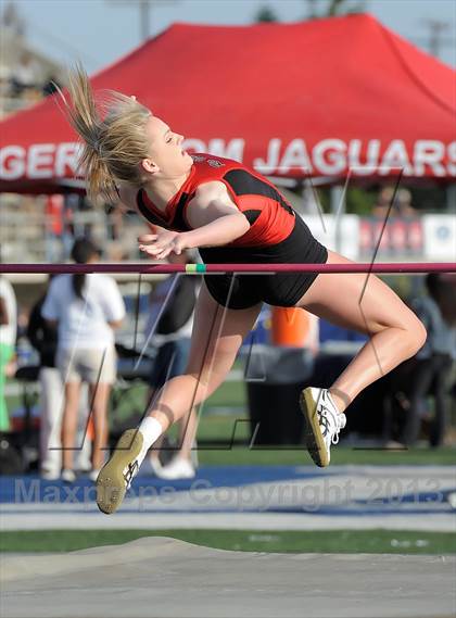 Thumbnail 1 in CIF SS Masters Track and Field (Girls High Jump) photogallery.