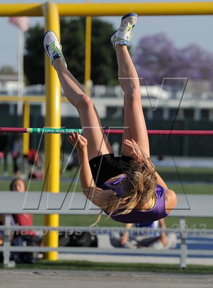 Thumbnail 2 in CIF SS Masters Track and Field (Girls High Jump) photogallery.