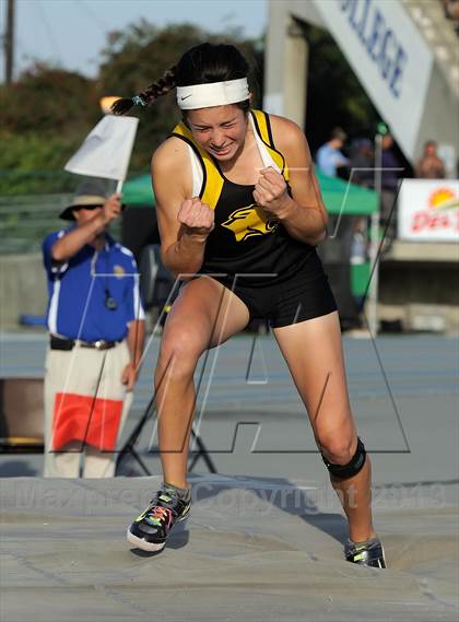 Thumbnail 2 in CIF SS Masters Track and Field (Girls High Jump) photogallery.