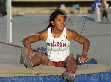 Thumbnail 3 in CIF SS Masters Track and Field (Girls High Jump) photogallery.