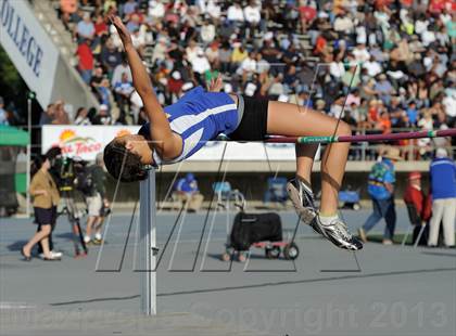 Thumbnail 1 in CIF SS Masters Track and Field (Girls High Jump) photogallery.