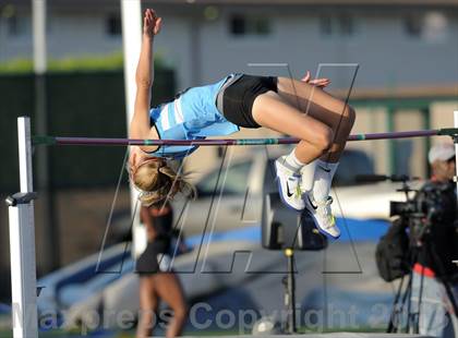 Thumbnail 3 in CIF SS Masters Track and Field (Girls High Jump) photogallery.