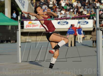 Thumbnail 1 in CIF SS Masters Track and Field (Girls High Jump) photogallery.