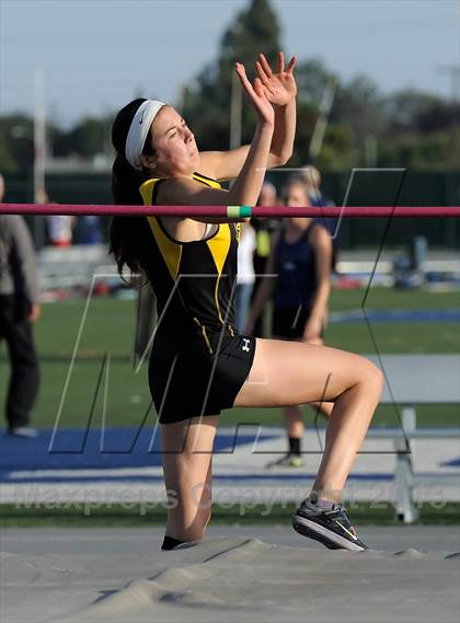 Thumbnail 2 in CIF SS Masters Track and Field (Girls High Jump) photogallery.