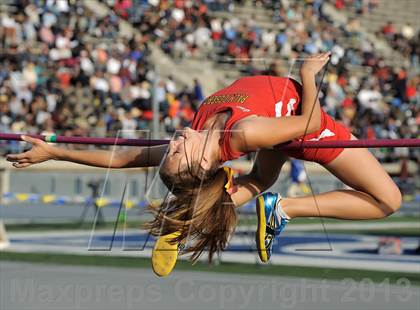 Thumbnail 3 in CIF SS Masters Track and Field (Girls High Jump) photogallery.