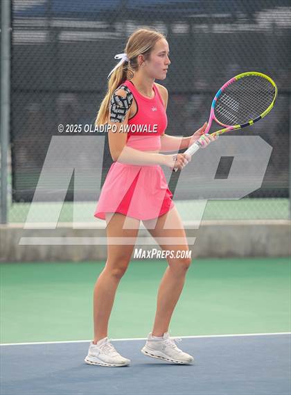 Thumbnail 3 in UIL 3A Girls Tennis (Round of 16) photogallery.