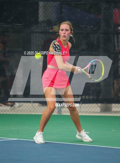 Thumbnail 2 in UIL 3A Girls Tennis (Round of 16) photogallery.