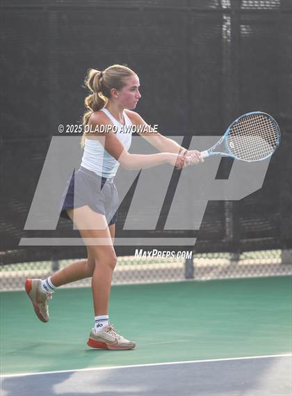 Thumbnail 3 in UIL 3A Girls Tennis (Round of 16) photogallery.