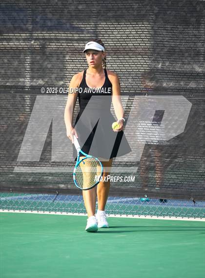 Thumbnail 1 in UIL 3A Girls Tennis (Round of 16) photogallery.