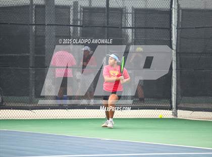 Thumbnail 3 in UIL 3A Girls Tennis (Round of 16) photogallery.